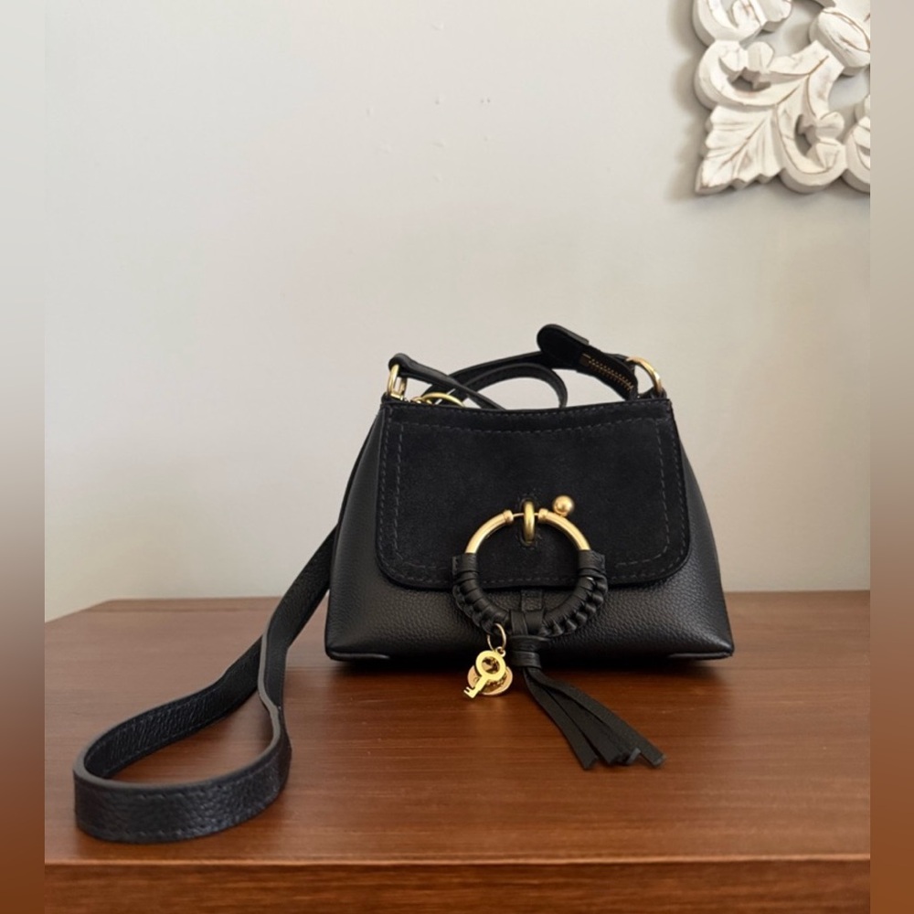 See by Chloe Joan black leather cross body bag - Picture 6 of 8